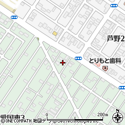 北海道釧路市愛国東3丁目23周辺の地図