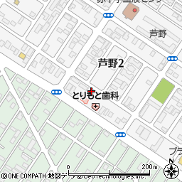 北海道釧路市芦野2丁目1-20周辺の地図