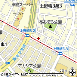 株式会社エンパイアー　札幌東支店上野幌店周辺の地図