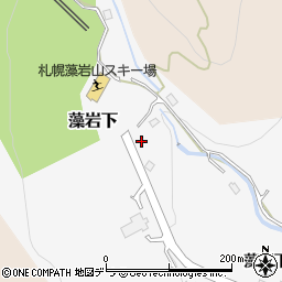 北海道札幌市南区藻岩下周辺の地図