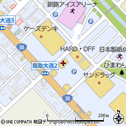ＡＯＫＩ釧路鳥取大通店周辺の地図