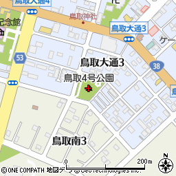 鳥取４号公園周辺の地図