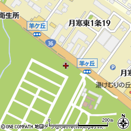 札幌市消防局豊平消防署東月寒出張所周辺の地図