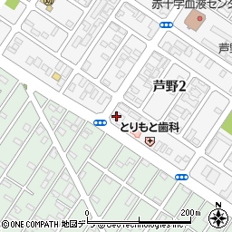 北海道釧路市芦野2丁目1-12周辺の地図