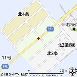 北海道上川郡清水町北３条西周辺の地図