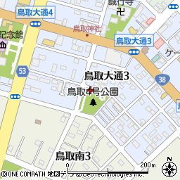 鳥取４号公園トイレ周辺の地図