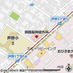 孝仁会釧路脳神経外科周辺の地図