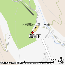 札幌藻岩山スキー学校周辺の地図