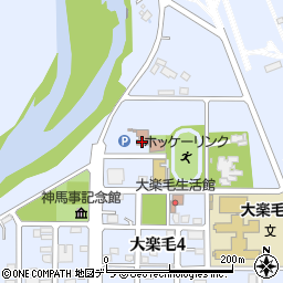 釧路市役所　大楽毛老人福祉センター・大楽毛荘周辺の地図