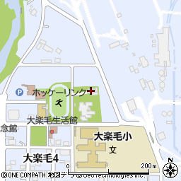 大楽毛神社周辺の地図