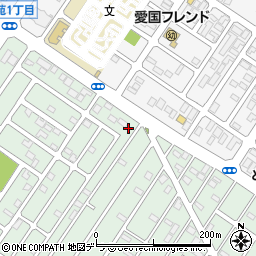 北海道釧路市愛国東3丁目16-15周辺の地図