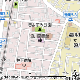 札幌市澄川図書館周辺の地図