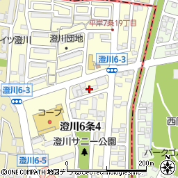 澄川コーポ周辺の地図