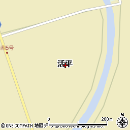 北海道十勝郡浦幌町活平周辺の地図