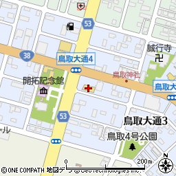 ローソン釧路鳥取大通店周辺の地図