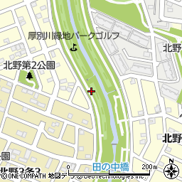 北海道札幌市清田区北野４条3丁目12周辺の地図