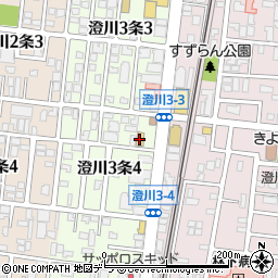 セブンイレブン札幌澄川中央店周辺の地図