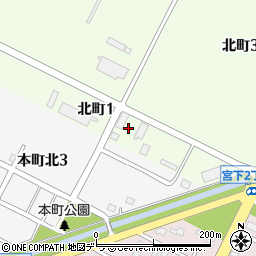〒069-1347 北海道夕張郡長沼町北町の地図