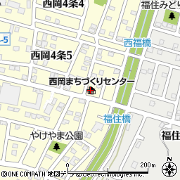 札幌市豊平区西岡まちづくりセンター周辺の地図