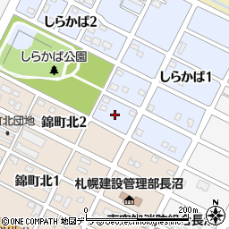 北海道夕張郡長沼町しらかば1丁目9周辺の地図