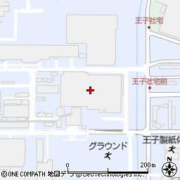 釧路王子紙業株式会社周辺の地図