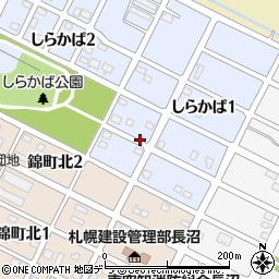 〒069-1345 北海道夕張郡長沼町しらかばの地図
