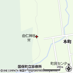 由仁神社周辺の地図