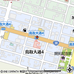 鳥取大通4丁目周辺の地図