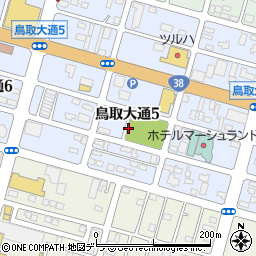 北海道釧路市鳥取大通5丁目周辺の地図