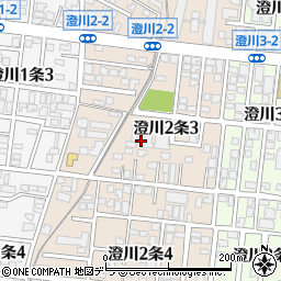 北海道札幌市南区澄川２条周辺の地図