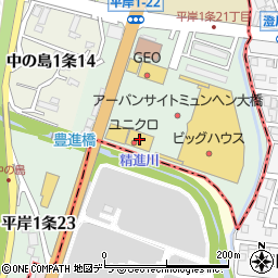 ユニクロ札幌澄川ミュンヘン大橋店周辺の地図