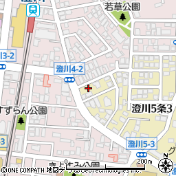 セブンイレブン札幌澄川５条店周辺の地図