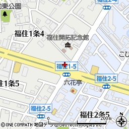 かつや札幌福住店周辺の地図