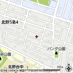 北海道札幌市清田区北野５条周辺の地図