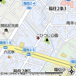 北海道札幌市豊平区福住２条4丁目周辺の地図