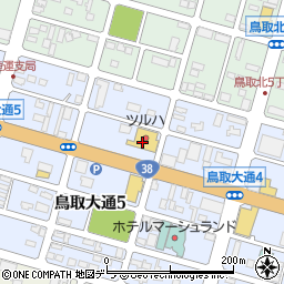 ツルハドラッグ釧路鳥取大通店周辺の地図