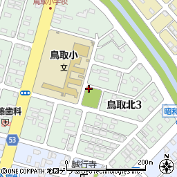 鳥取１４号公園トイレ周辺の地図