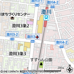 近江焼肉ホルモン すだく 澄川店周辺の地図