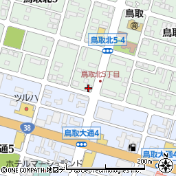 釧路新聞販売店　鳥取販売所周辺の地図