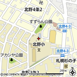 北海道札幌市清田区北野４条2丁目8周辺の地図