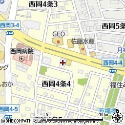 しゃぶ葉札幌羊ヶ丘通り店周辺の地図