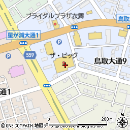 ヘアースタジオＩＷＡＳＡＫＩ　北海道・鳥取大通店周辺の地図
