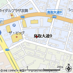 北海道釧路市鳥取大通9丁目1周辺の地図