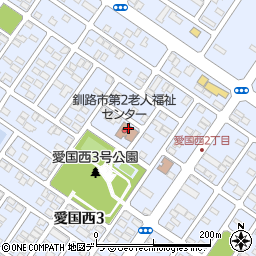 釧路市役所　第２老人福祉センター・清風荘周辺の地図
