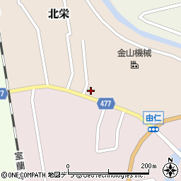 北海道夕張郡由仁町北栄159周辺の地図