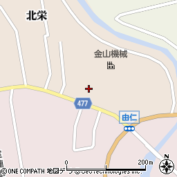 北海道夕張郡由仁町北栄167周辺の地図