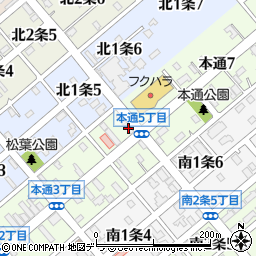 山本ふとん店周辺の地図