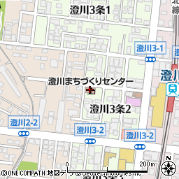 澄川地区会館周辺の地図