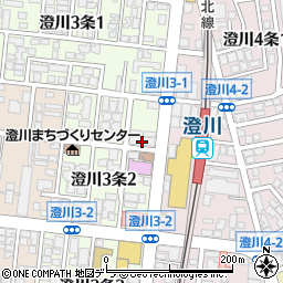 北海道銀行澄川支店周辺の地図