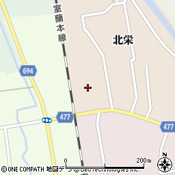 北海道夕張郡由仁町北栄125周辺の地図
